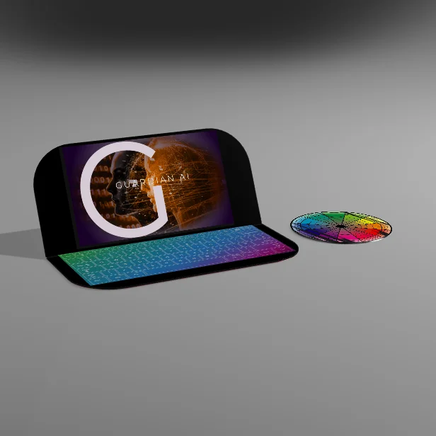 Voyager Fold - Laptop Mode with Gesture Pad